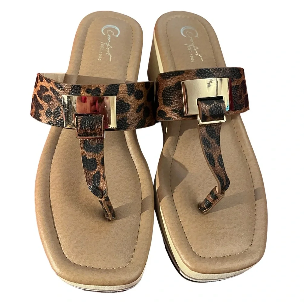 C COMFORT EST 1946 brand wedges. Size 8M. NWOT. - Picture 2 of 8